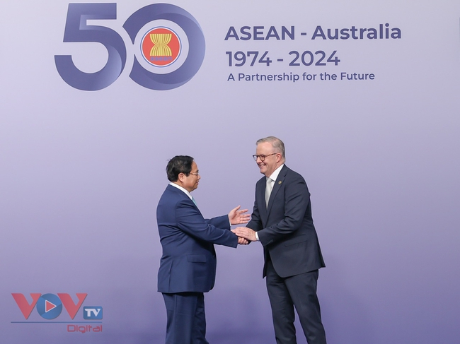 Thủ tướng Phạm Minh Chính dự Lễ đón chính thức các Trưởng đoàn tham dự Hội nghị do Thủ tướng Australia chỉ trì- Ảnh 2.