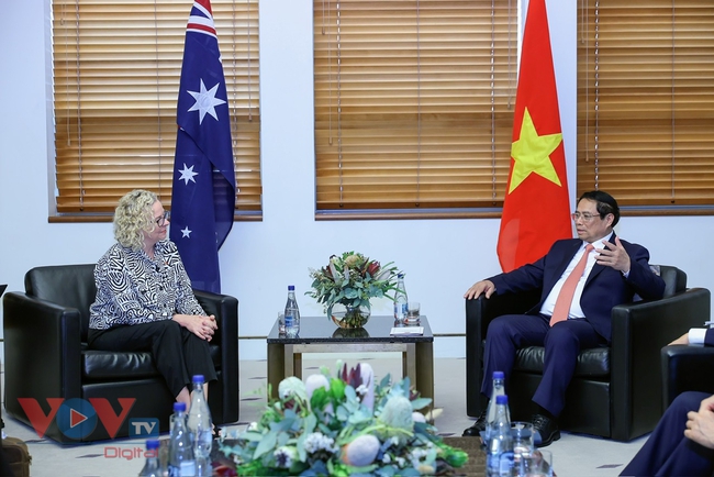 Thủ tướng Phạm Minh Chính tiếp bà Sharon Claydon, Phó Chủ tịch Hạ viện, Chủ tịch Nhóm Nghị sĩ hữu nghị Australia – Việt Nam- Ảnh 2.