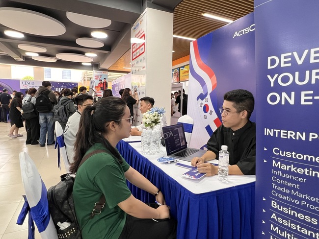 Hơn 1.500 vị trí việc làm cho sinh viên HUTECH tại Ngày hội tuyển dụng của các doanh nghiệp Hàn Quốc- Ảnh 1.