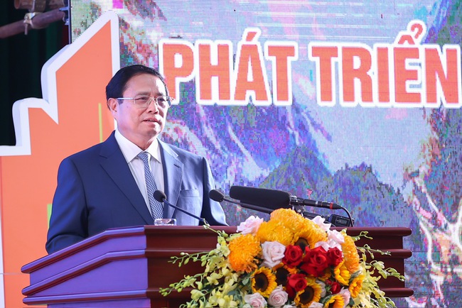 Thủ tướng Phạm Minh Chính dự Hội nghị công bố Quy hoạch và Xúc tiến đầu tư tỉnh Lạng Sơn- Ảnh 1.