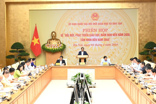 Thủ tướng Chủ trì Phiên họp về “Đổi mới, phát triển giáo dục mầm non"- Ảnh 2.