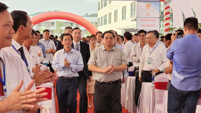 Thủ tướng Phạm Minh Chính dự lễ khởi công Cảng VSico- Ảnh 1.