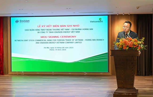 Vietcombank và Tập đoàn Envision ký biên bản ghi nhớ hợp tác - Ảnh 3.