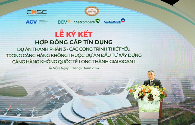 Vietcombank và ACV tổ chức lễ ký kết hợp đồng cấp tín dụng (hợp vốn) trị giá 1,8 tỷ USD cho dự án Cảng hàng không quốc tế Long Thành - Ảnh 4.