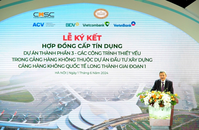 Vietcombank và ACV tổ chức lễ ký kết hợp đồng cấp tín dụng (hợp vốn) trị giá 1,8 tỷ USD cho dự án Cảng hàng không quốc tế Long Thành - Ảnh 5.