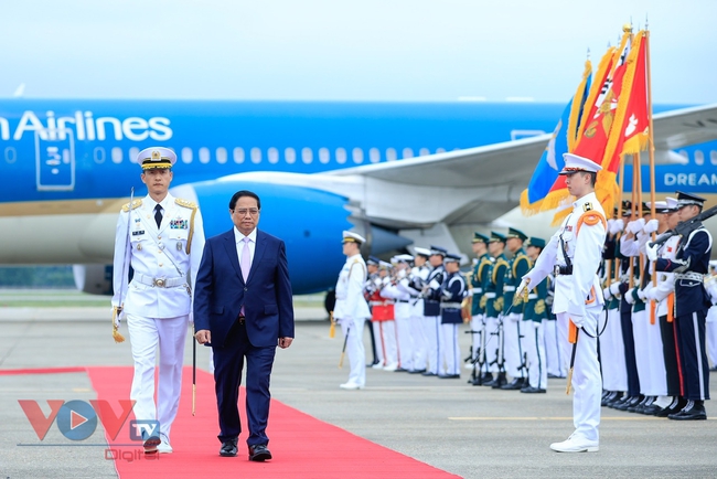 Lễ đón chính thức Thủ tướng Phạm Minh Chính và Phu nhân thăm Hàn Quốc- Ảnh 3.