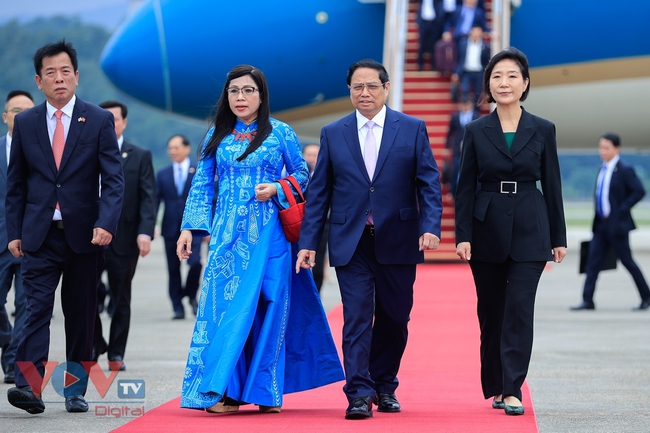 Lễ đón chính thức Thủ tướng Phạm Minh Chính và Phu nhân thăm Hàn Quốc- Ảnh 6.