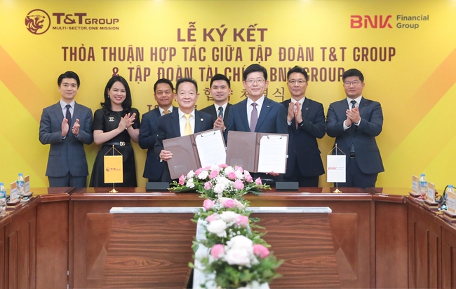 T&T Group hợp tác với BNK - tập đoàn tài chính hàng đầu Hàn Quốc- Ảnh 1.