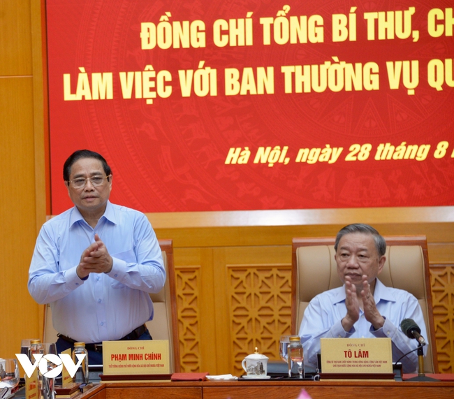 Tổng Bí thư, Chủ tịch nước Tô Lâm chủ trì hội nghị với BTV Quân uỷ Trung ương- Ảnh 7.