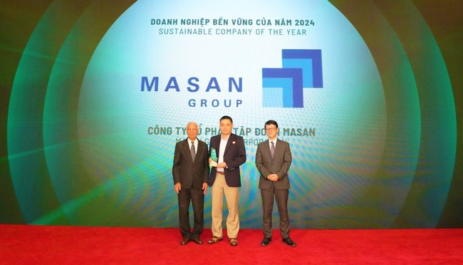 Masan Group tiếp tục được vinh danh Top 50 Doanh nghiệp phát triển bền vững năm 2024- Ảnh 1.