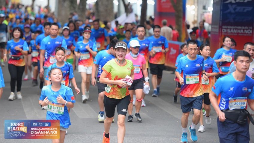Giải Marathon Quốc tế Di sản Hà Nội (Hanoi Marathon - Heritage Race 2023) khơi nguồn cho phong trào “Yêu lối sống khỏe"