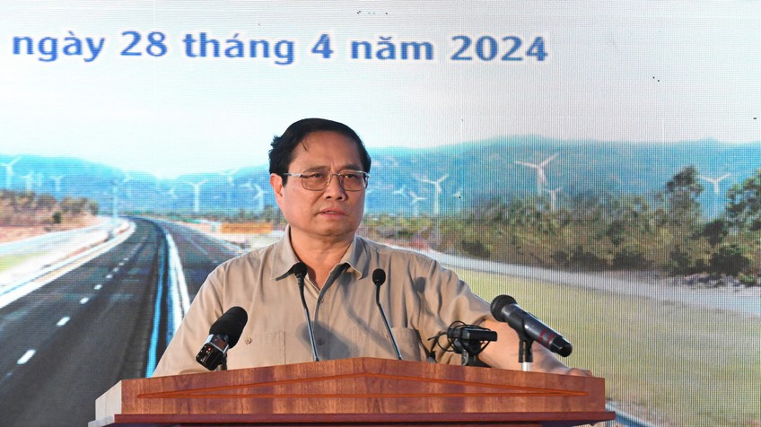 Thủ tướng dự lễ khánh thành Dự án thành phần Cam Lâm - Vĩnh Hảo và Thông xe Dự án thành phần Diễn Châu - Bãi Vọt