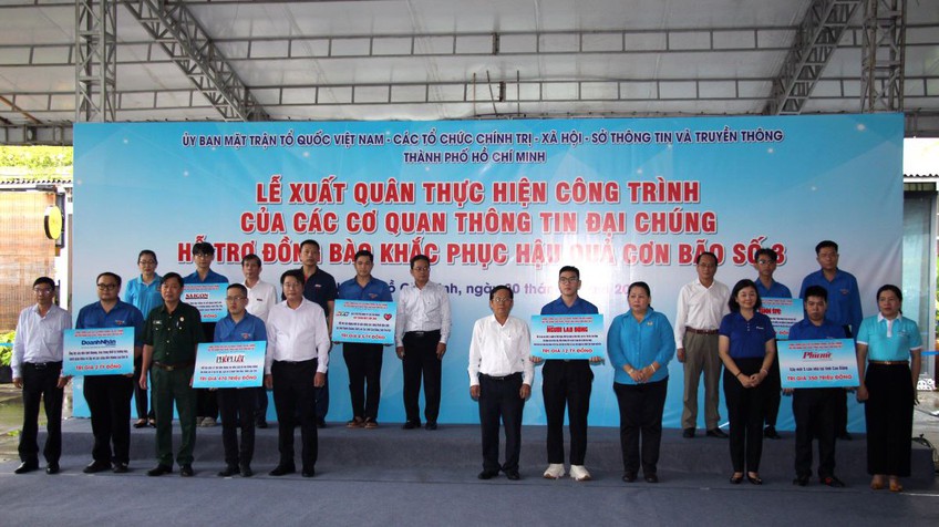 TP.HCM xuất quân thực hiện công trình hỗ trợ đồng bào miền Bắc