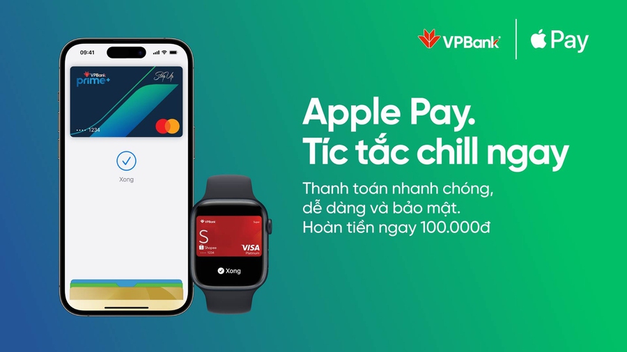 Quên thẻ vật lý, ví tiền đi, Apple Pay của VPBank mới là “vật bất ly thân”