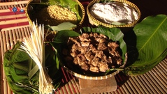 Mang bánh chưng Lang Liêu Phú Thọ tới với Lễ hội Tết Việt