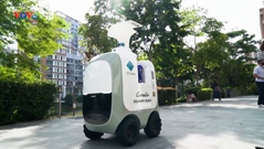 Singapore: Robot tự động giao hàng 