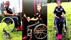 Nữ VĐV khuyết tật người Chile trở thành hình mẫu cho búp bê barbie mới