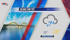 Dự báo thời tiết 7/12/2022 | Cả nước có mưa nhiều nơi, Trung Bộ có mưa lớn