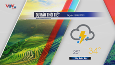 Dự báo thời tiết ngày 13/6: Bắc Bộ và Thanh Hóa có mưa vừa, mưa to