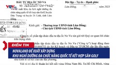 Novaland đề xuất xây dựng khu nghỉ dưỡng đa chức năng quốc tế, kết hợp sân golf gần 400ha