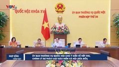 Ủy ban Thường vụ Quốc hội cho kiến về tiếp thu, chỉnh lý dự thảo Luật bảo hiểm xã hội (sửa đổi)