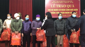 Phú Thọ: Trao quà Tết cho các hoàn cảnh khó khăn huyện Thanh Thủy
