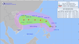 Tin bão gần Biển Đông (cơn bão TRAMI)