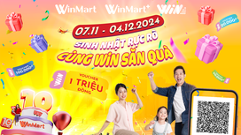 WinMart tung ưu đãi “khủng” mừng sinh nhật 10 tuổi