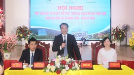 Hội nghị Xúc tiến đầu tư du lịch văn hóa tâm linh năm 2024 trên địa bàn thị xã Hồng Lĩnh