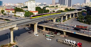 Bắt đầu vận hành thử 8 đoàn tàu tuyến metro Nhổn - Ga Hà Nội
