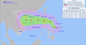 Tin bão gần Biển Đông (cơn bão TRAMI)