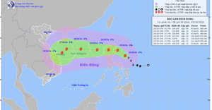 Tin bão gần Biển Đông (bão TRAMI)