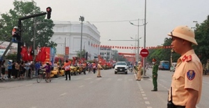 Điện Biên phân luồng giao thông phục vụ Lễ kỷ niệm 70 năm Chiến thắng Điện Biên Phủ