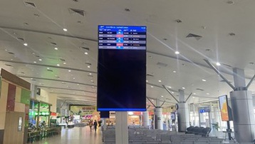 Ga quốc nội sân bay Cam Ranh thay đổi hình thức thông tin cho hành khách