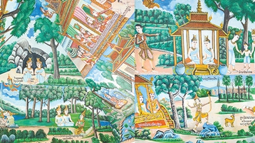 Sách ảnh về tranh tường Khmer Nam bộ