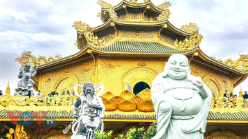 Chùa Phúc Lâm, Hưng Yên: Ngôi chùa dát vàng được mệnh danh là "Thái Lan thu nhỏ"