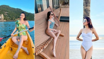 Loạt mỹ nhân Việt 'đốt mắt' khán giả bằng show bikini đầu năm mới 