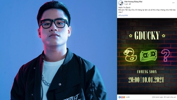 Hậu Rap Việt, GDucky chính thức tung poster 'nhá hàng' sản phẩm mới, loạt thí sinh cùng HLV Karik đều hưởng ứng mạnh mẽ
