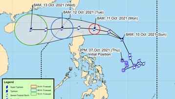 Philippines: Bão Kompasu mạnh lên thành bão nhiệt đới nghiêm trọng