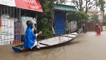 Mưa lớn gây ngập một số nơi ở Thừa Thiên Huế