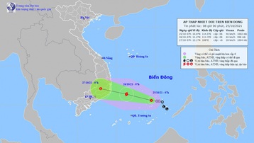 Tin áp thấp nhiệt đới trên Biển Đông: Trong ngày hôm nay mạnh lên thành bão