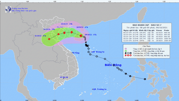 Bão số 7 gây mưa lớn ở khu vực Bắc Bộ và khu vực từ Thanh Hoá đến Hà Tĩnh