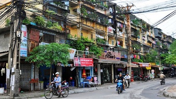 Choáng với nhà tập thể cũ tại Hà Nội giá 100 triệu đồng/m2