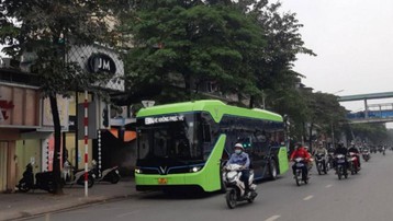 Hà Nội: Ngày 2/12, khai trương tuyến xe buýt điện đầu tiên