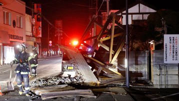 Động đất tại Nhật Bản: Ít nhất 80 người bị thương và gây mất điện cục bộ