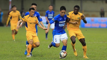 Kết quả SLNA 1-0 Quảng Ninh: SLNA thắng trận đầu tiên ở V.League