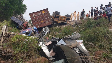 Quảng Trị: Tai nạn liên hoàn trên Quốc lộ 9