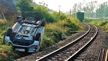 Quảng Ngãi: Tai nạn tàu hỏa, 1 người chết và 2 người bị thương nặng