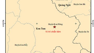 Liên tiếp xảy ra 2 trận động đất tại tỉnh Kon Tum