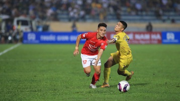 Kết quả Nam Định 3-2 TP.HCM: Lee Nguyễn nhận thẻ đỏ